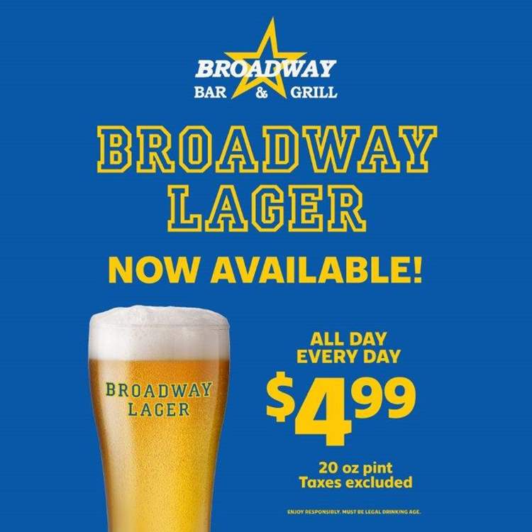 Broadway Lager Promotion